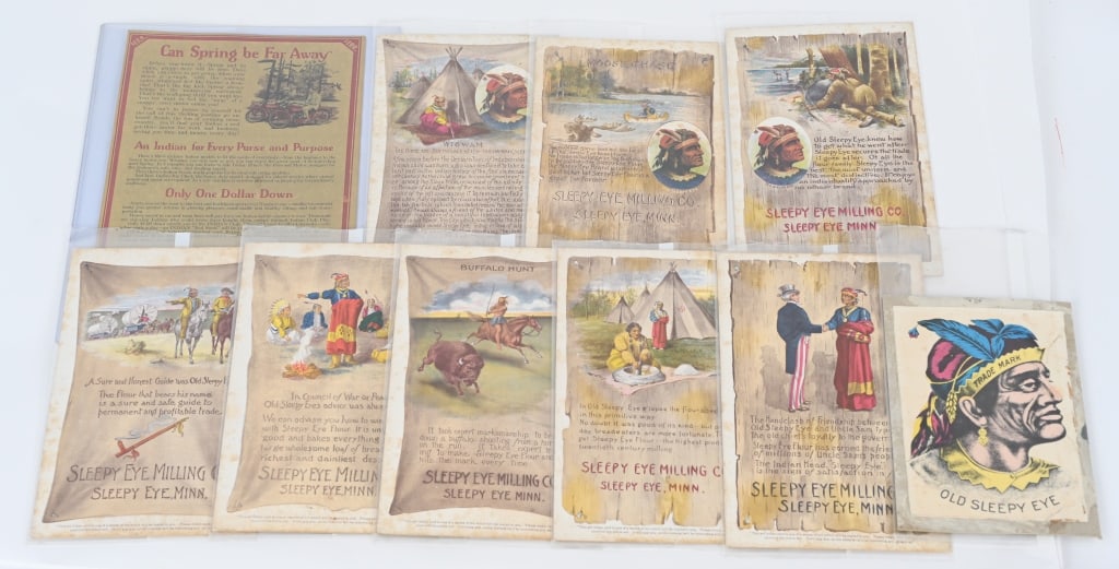 EMPHEMERA LOT OLD SLEEPY EYE & INDIAN MOTORCYCLE (1 of 8)