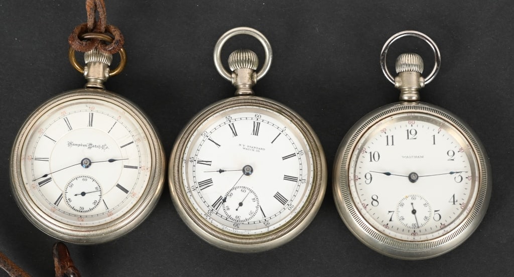3- ANTIQUE 18s POCKET WATCHES (1 of 3)