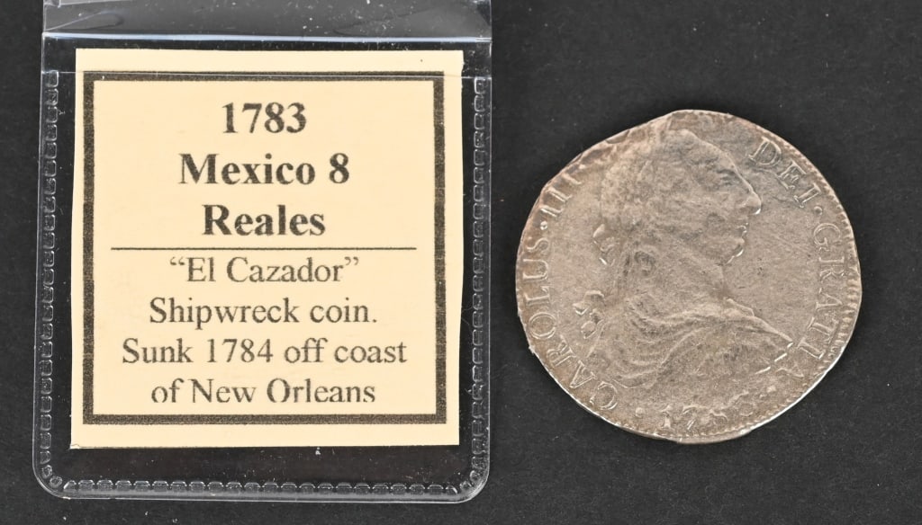 EL CAZADOR SHIPWRECK 1783 8 REAL SILVER COIN (1 of 2)