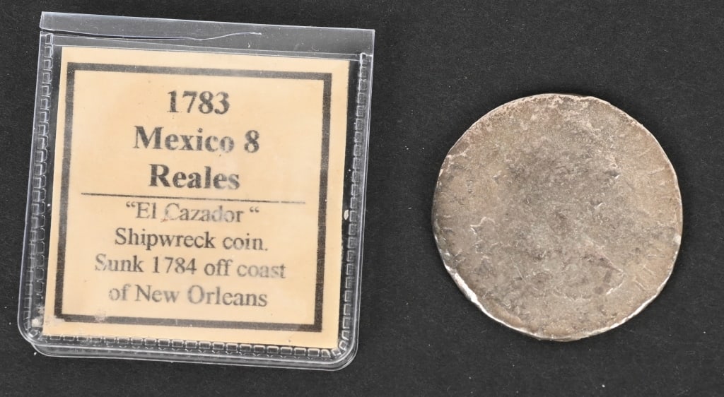 EL CAZADOR SHIPWRECK 1783 8 REAL SILVER COIN (1 of 2)