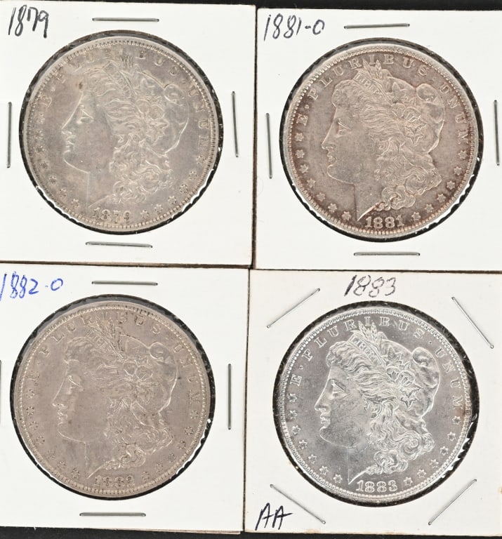 4- MORGAN SILVER DOLLARS (1 of 2)