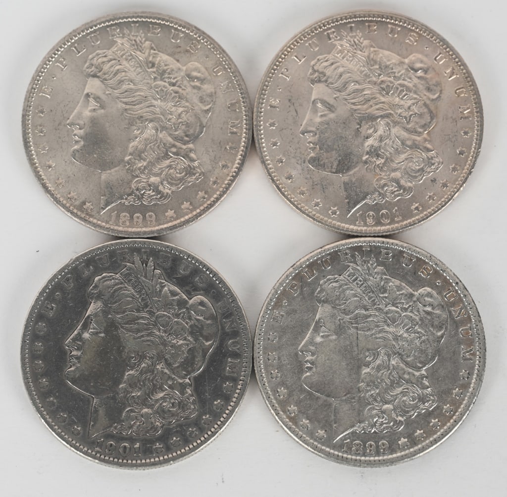 4- MORGAN SILVER DOLLARS (1 of 2)