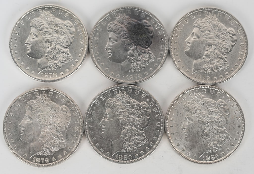 6- MORGAN SILVER DOLLARS (1 of 2)