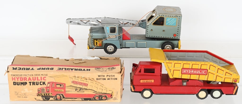 2- JAPAN TIN FRICTION TRUCKS, ONE BOXED (1 of 6)