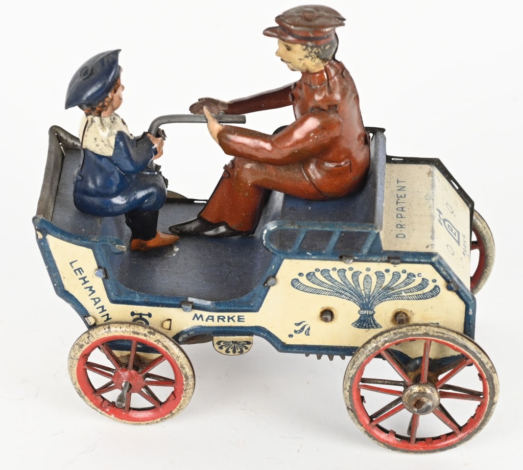 GERMAN LEHMANN TIN WINDUP NAUGHTY BOY (1 of 4)