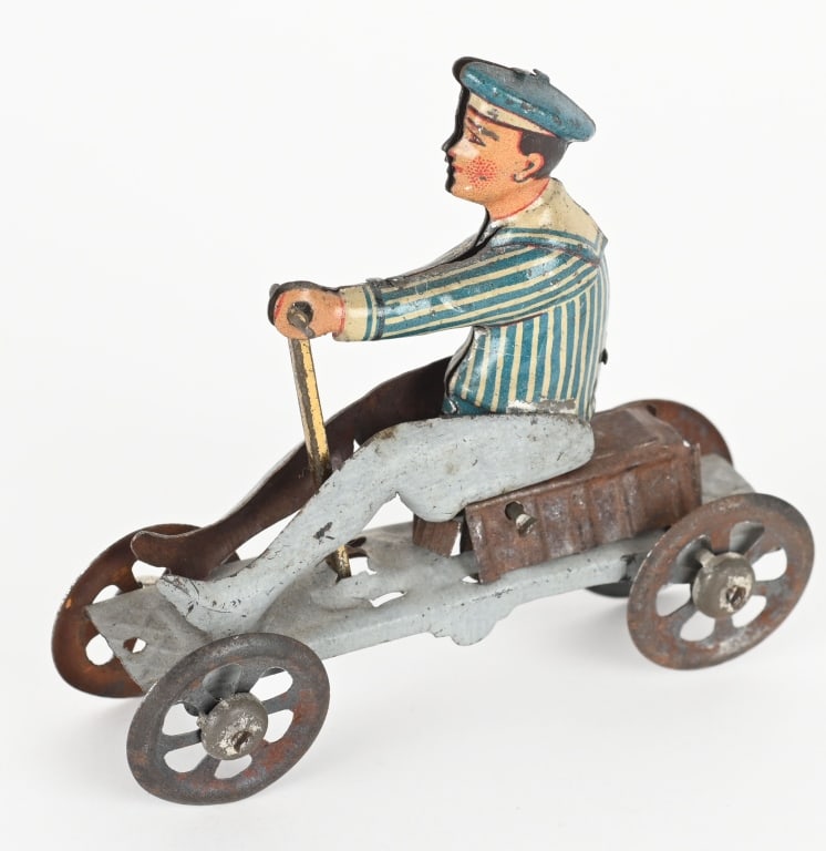 GERMANY TIN PENNY TOY BOY on IRISH MAIL (1 of 4)