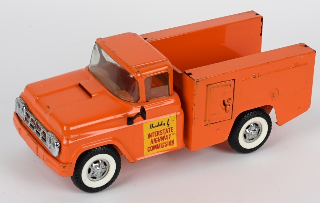 BUDDY L INTERSTATE HIGHWAY COMMISION UTILITY TRUCK (1 of 4)