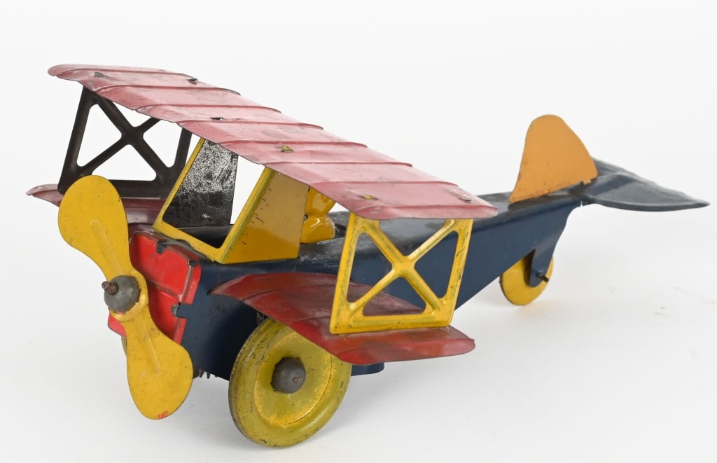 GIRARD TIN WINDUP BI-PLANE (1 of 4)