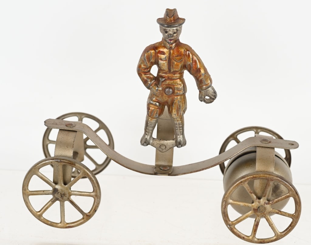 WATROUS CAST IRON BOY SCOUT BELL TOY (1 of 2)