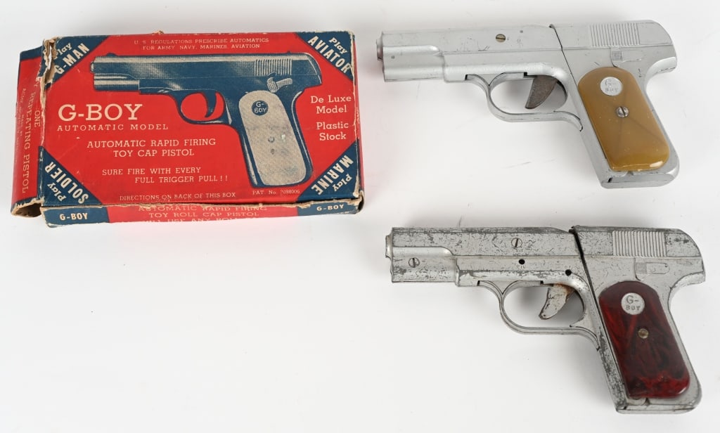 2- ACME G-BOY REPEATING CAP PISTOLS (1 of 3)