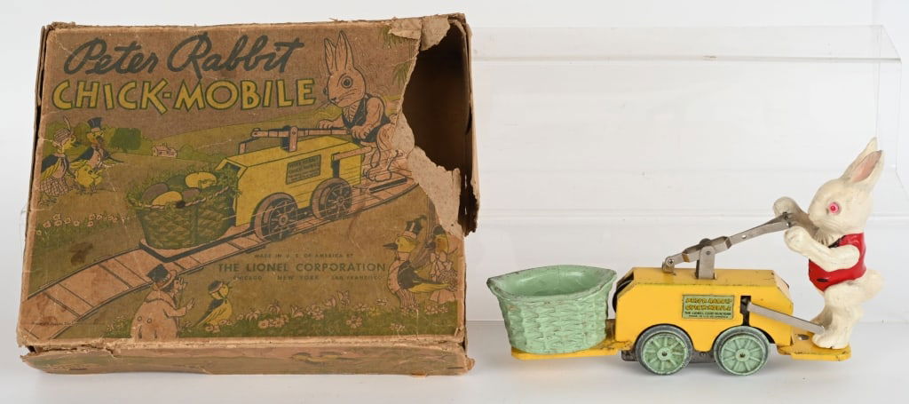 LIONEL WINDUP PETER RABBIT CHICK-MOBILE w/ BOX (1 of 5)