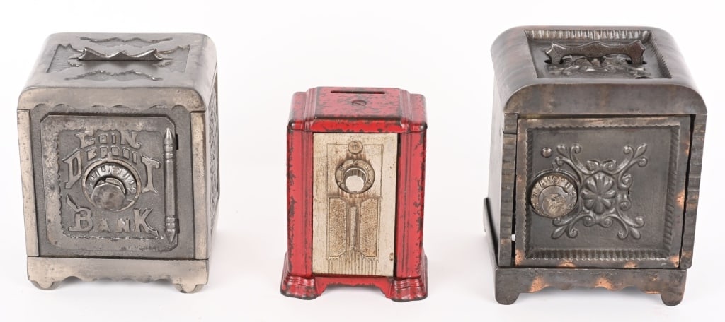 3- CAST IRON STILL BANKS (1 of 2)