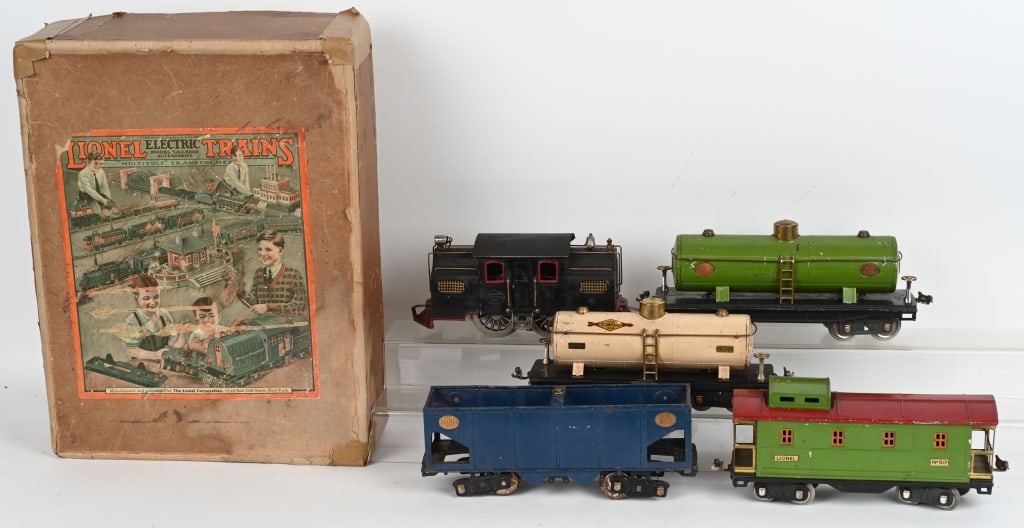 LIONEL PREWAR STD GA TRAIN SET w/ BOX (1 of 5)