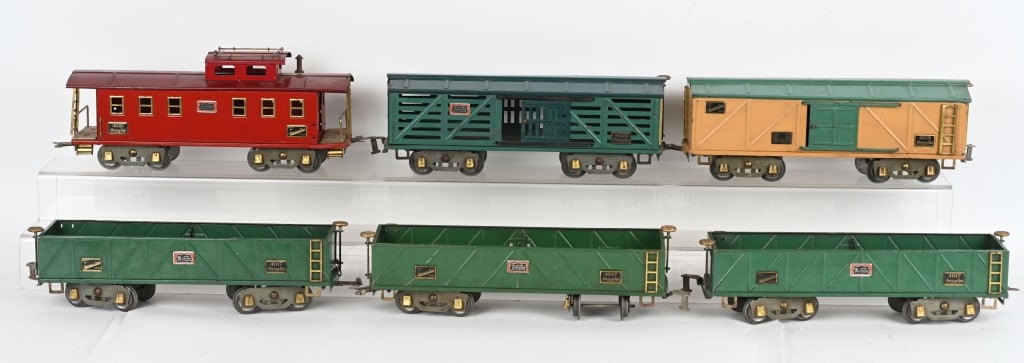 6- AMERICAN FLYER STD GA TRAIN CARS (1 of 3)