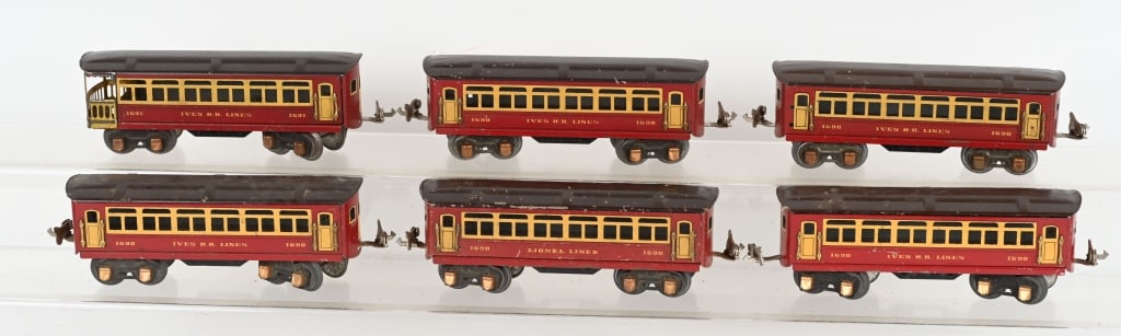 6- IVES / LIONEL 1690 & 1691 PASSENGER CARS (1 of 2)