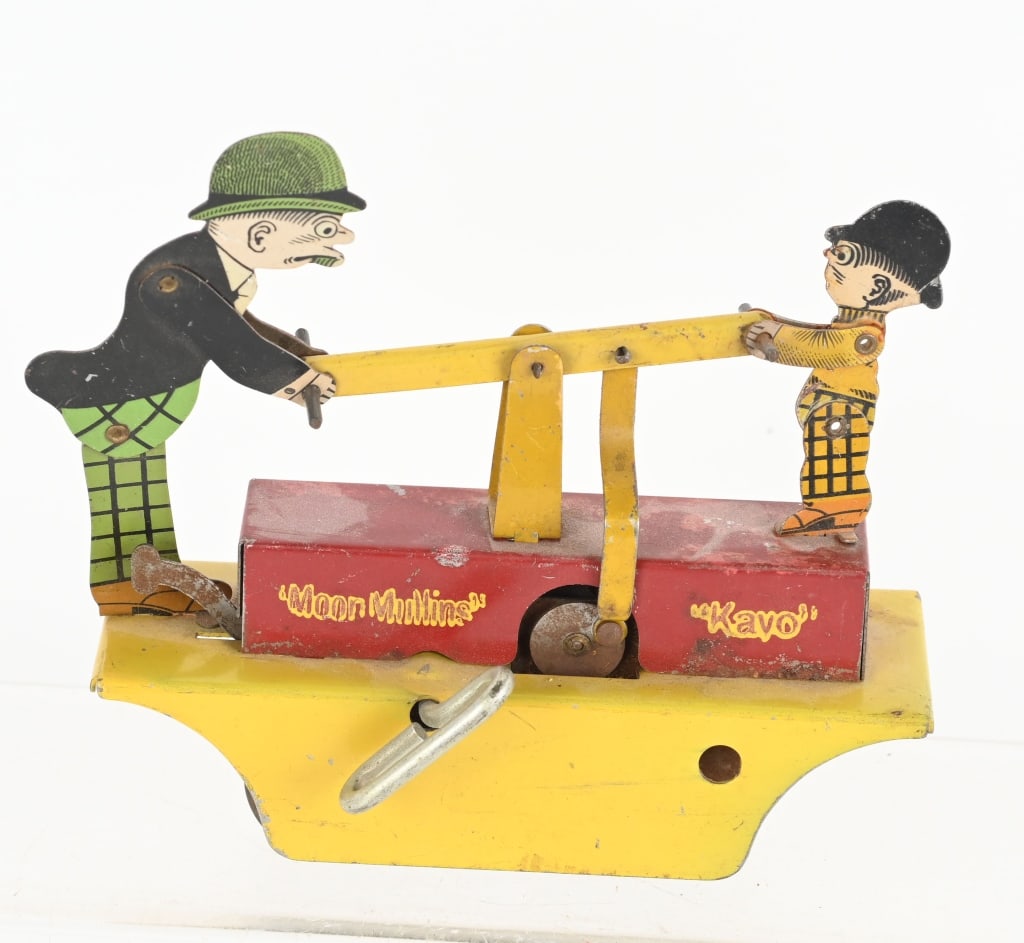 MARX TIN WINDUP MOON MULLINS & KAYO HANDCAR (1 of 3)
