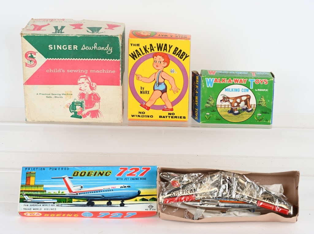 VINTAGE TOY LOT, MARX & MORE w/ BOXES (1 of 3)