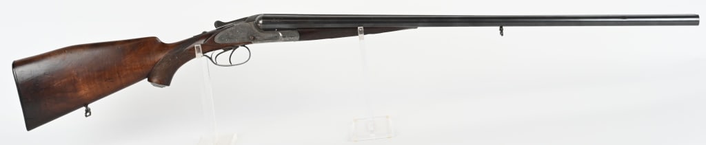 GERMAN MADE J.P. SAUER DOUBLE BARREL SHOTGUN: SERIAL NUMBER: 64275. BARREL: 28-3/4". CALIBER: 16 GAUGE. MANUFACTURED: 1920S. Made in Germany. Matching serials and assembly numbers. Nitro and "crown/U" proofs on the water table and barrel. Hammerl