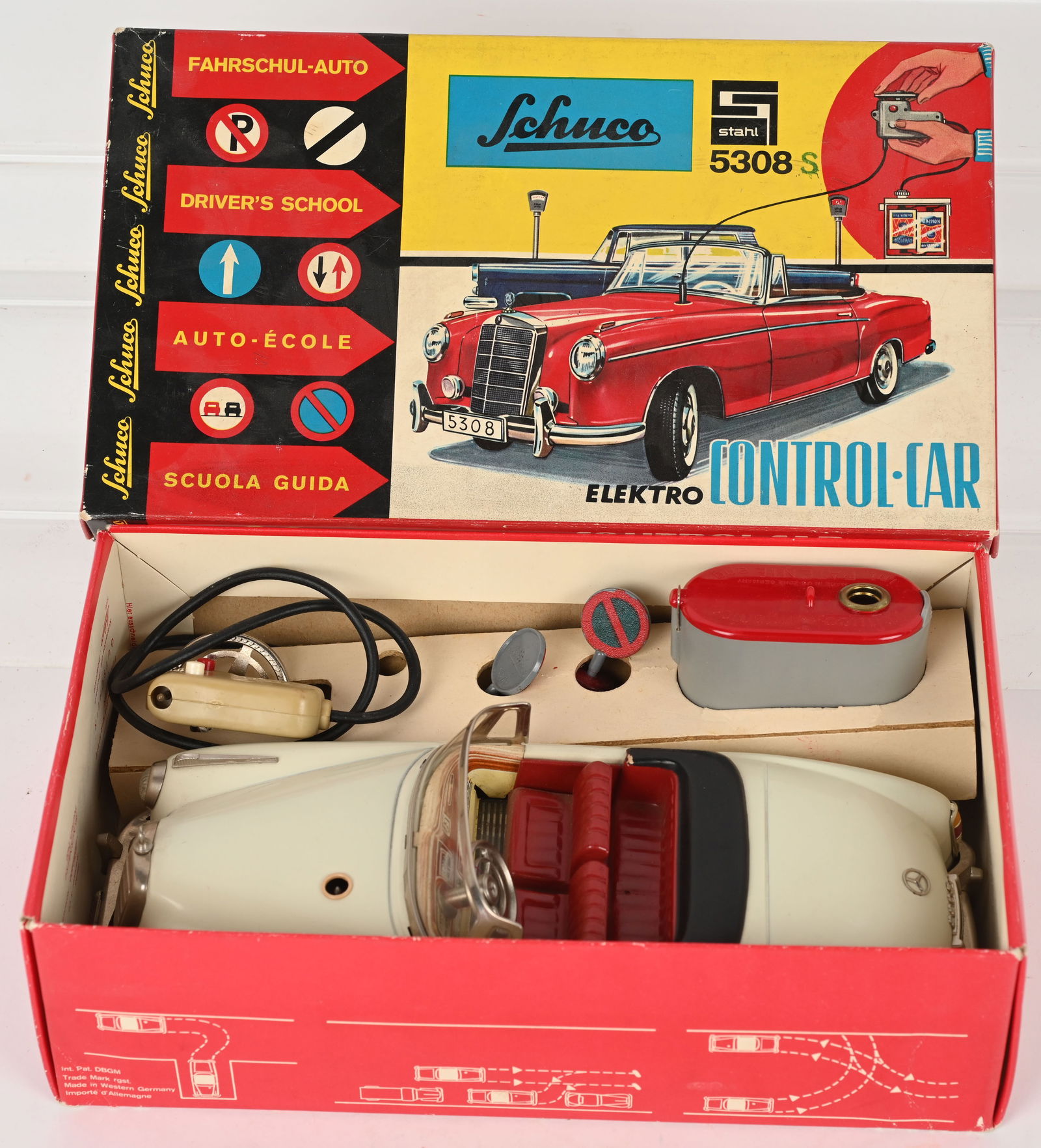 SCHUCO 5308 S ELEKTRO CONTROL CAR w/ BOX (1 of 9)