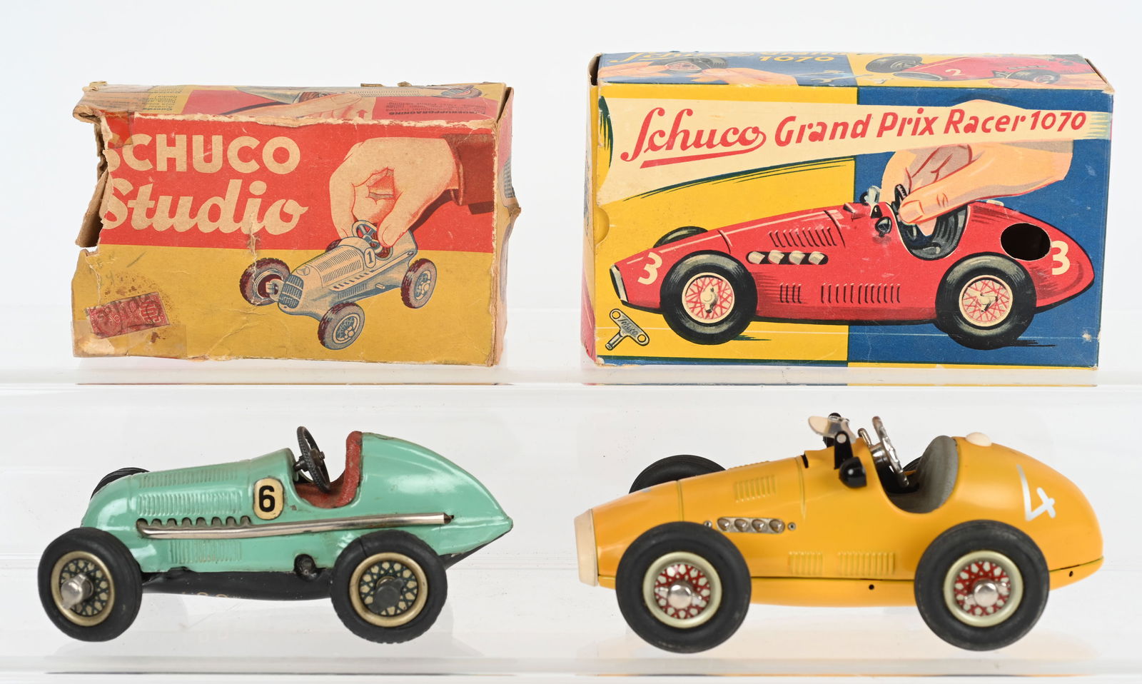 Schuco Ferrari Grand Prix Racer 1070 & Box Schuco Ferrari Grand Prix Racer 1070 & Box