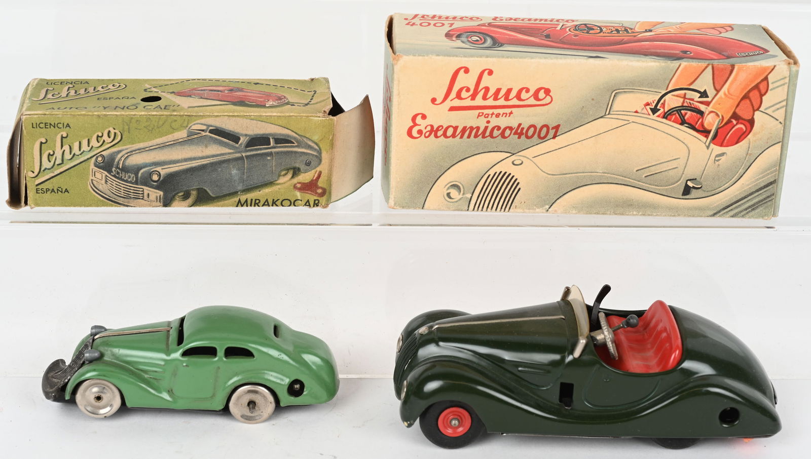 SCHUCO 1001 & 4001 AUTOMOBILES w/ BOXES (1 of 7)