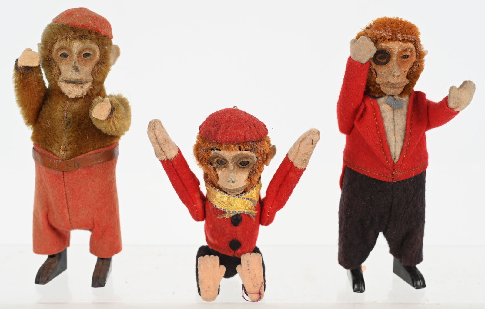 3- SCHUCO PREWAR WINDUP MONKEYS (1 of 10)