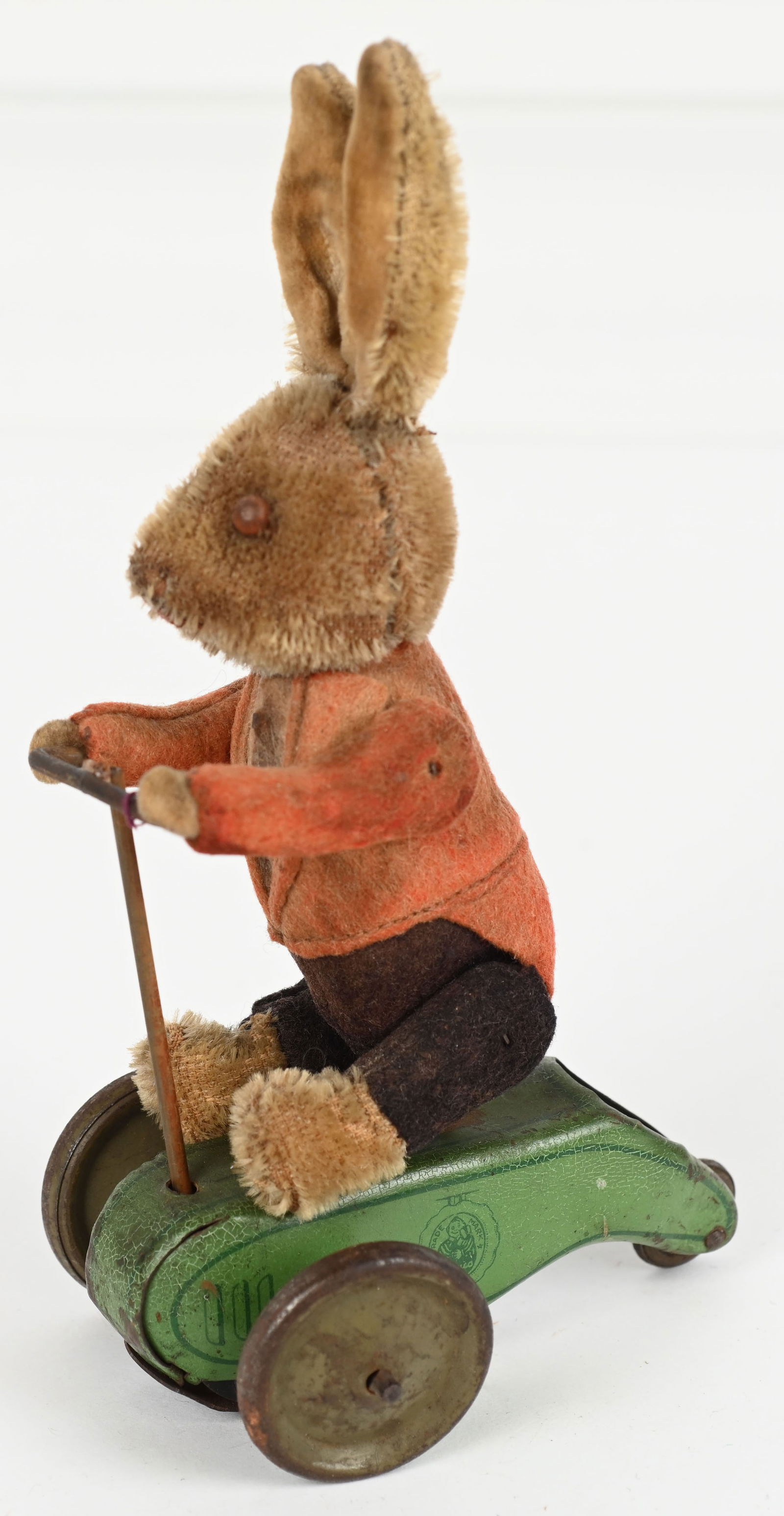 SCHUCO RABBIT SITTING ON FRICTION SCOOTER (1 of 6)