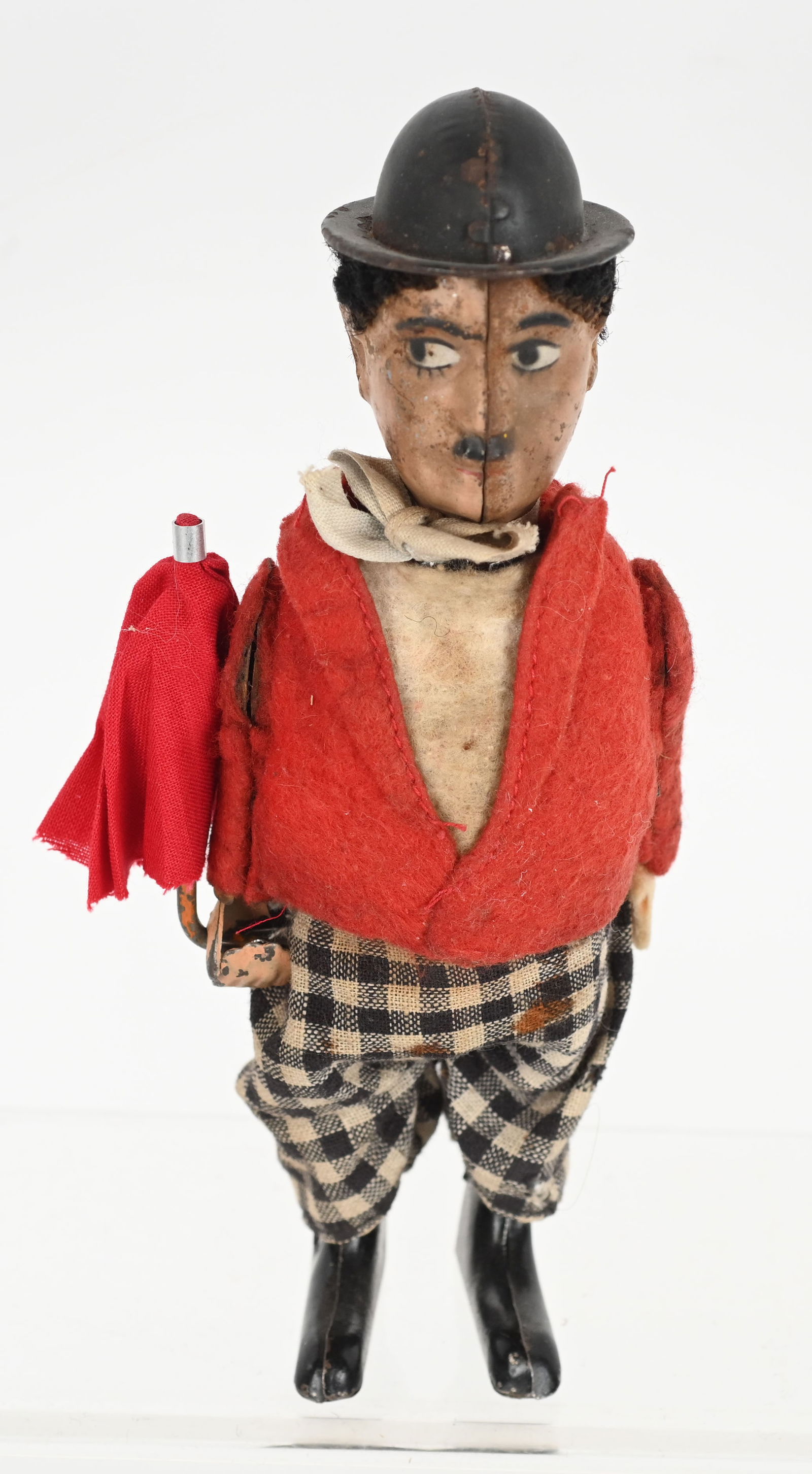 SCHUCO WINDUP CHARLIE CHAPLIN w/ UMBRELLA (1 of 4)