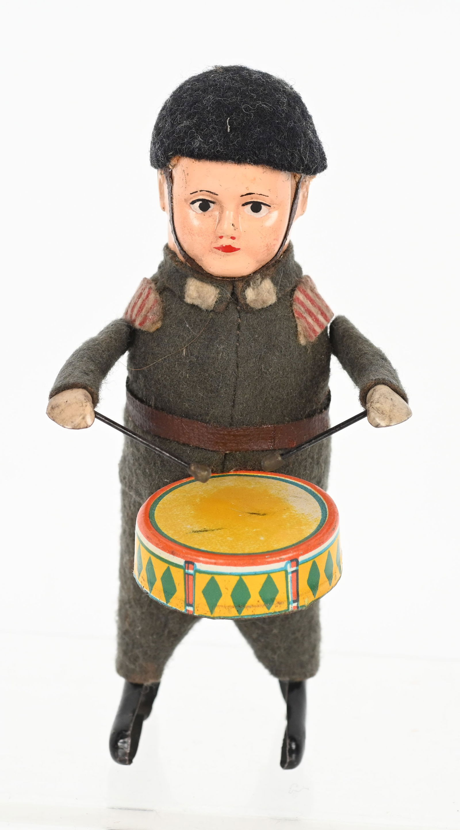 SCHUCO WINDUP GERMAN SOLDIER w/ DRUM (1 of 4)