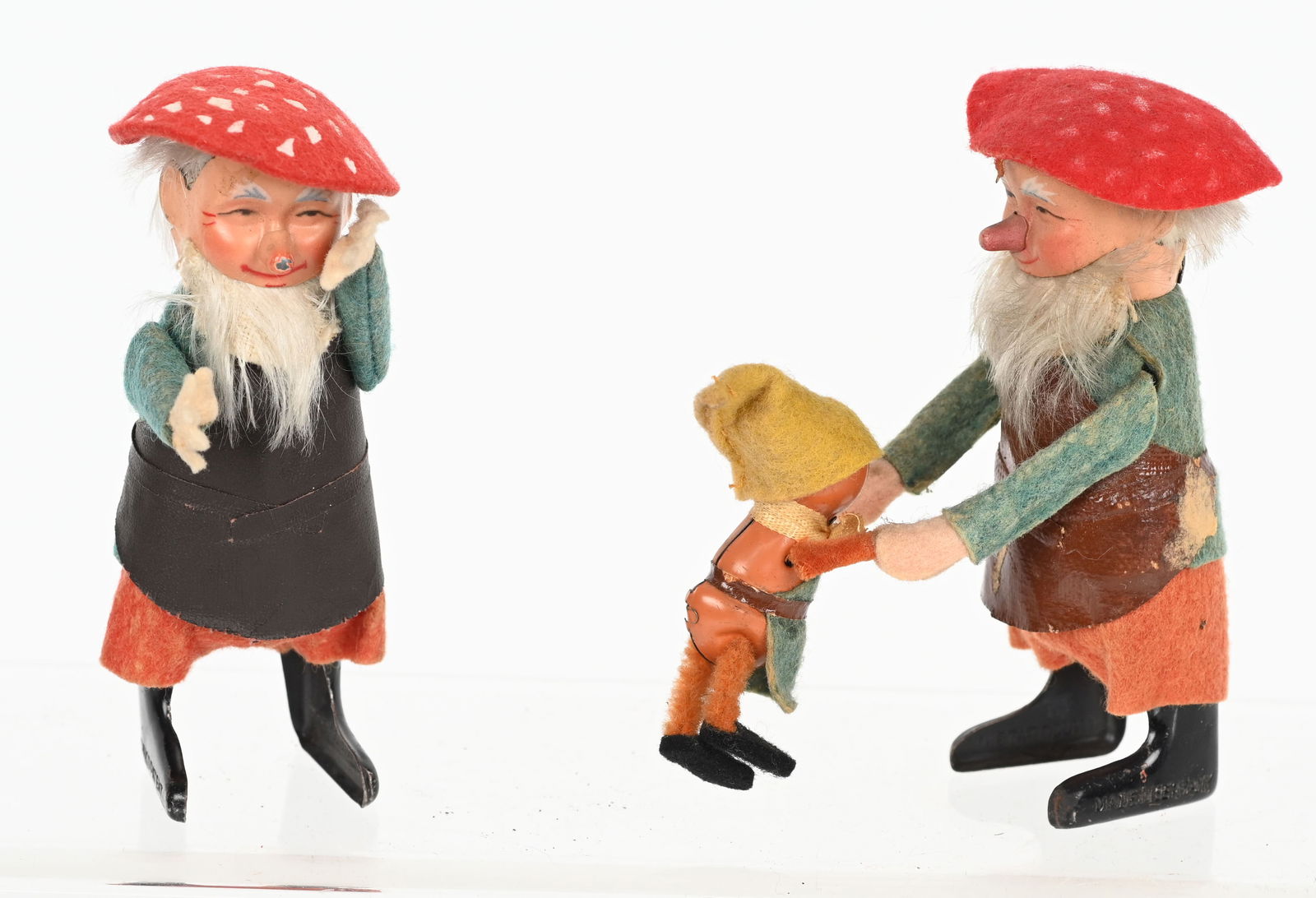 2- SCHUCO WINDUP GNOME FIGURES (1 of 6)
