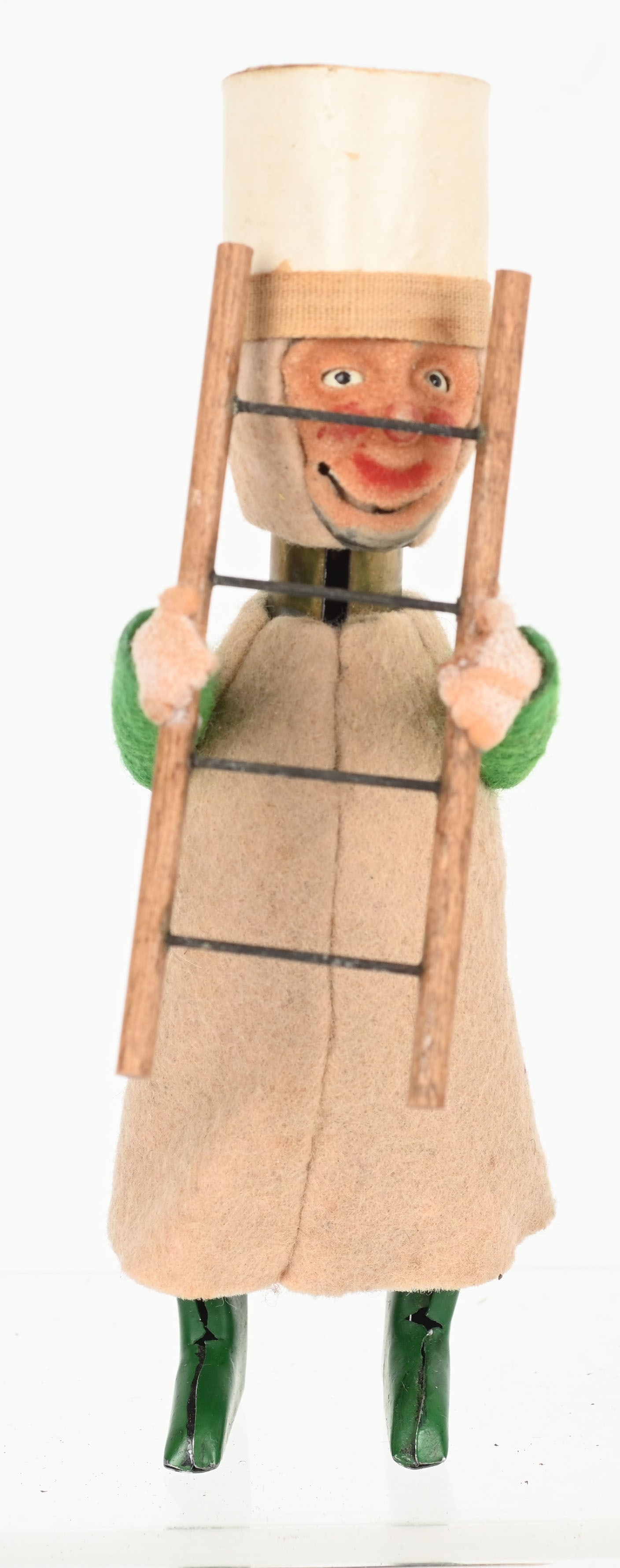 SCHUCO WINDUP GNOME WITH LADDER: Gnome with Ladder. All original and works. 6" Excellent