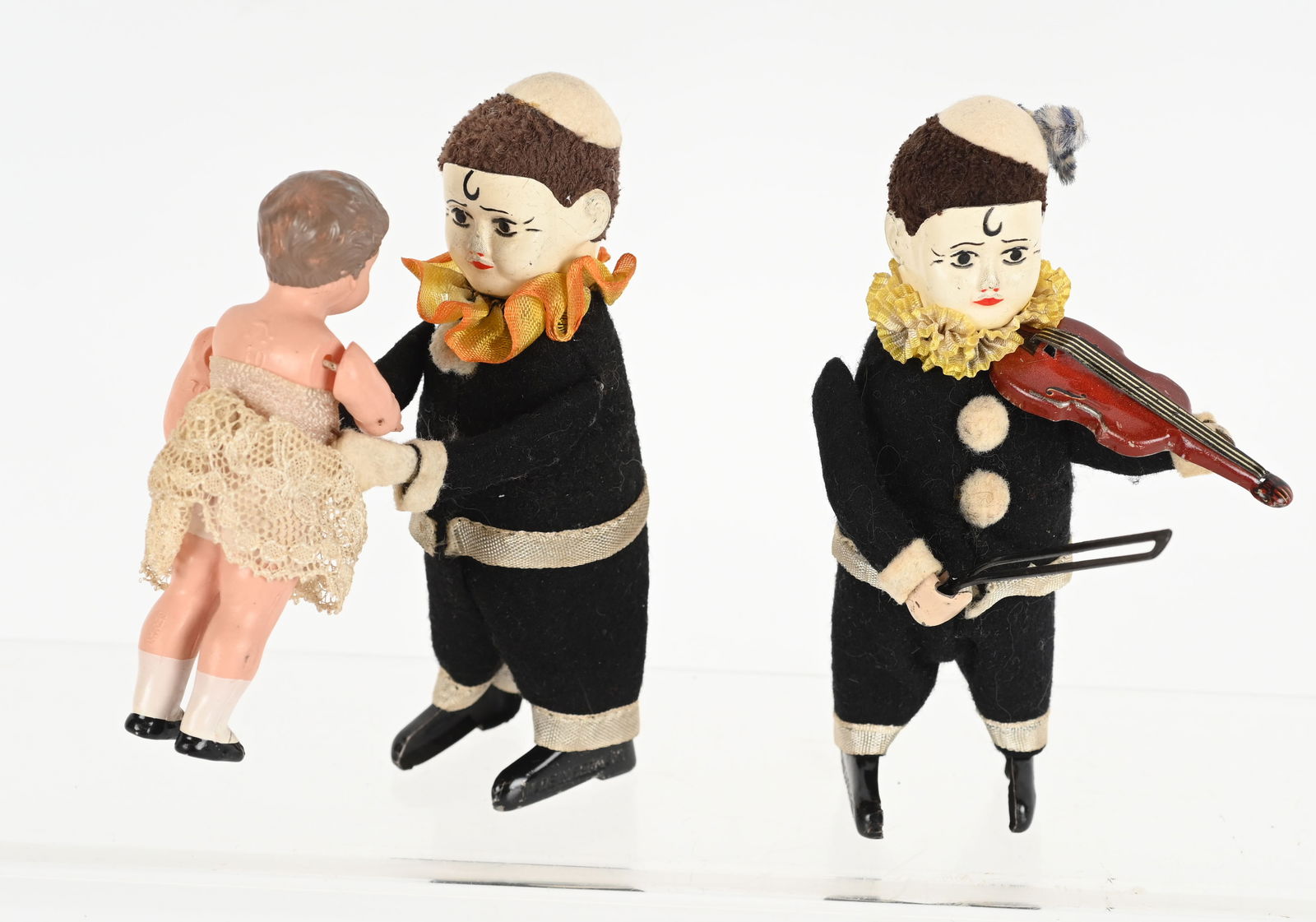 2- SCHUCO WINDUP HARLEQUIN CLOWNS (1 of 5)