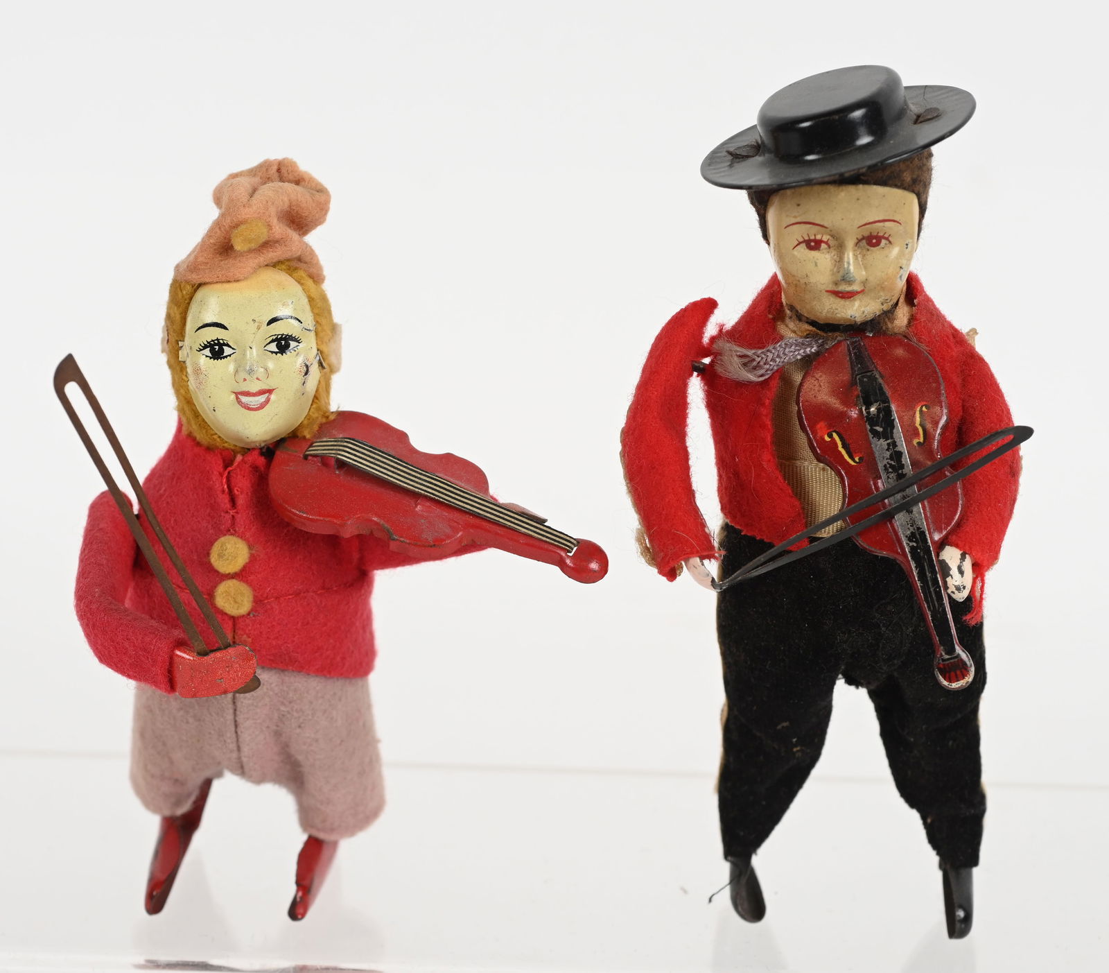 2- SCHUCO WINDUP FIGURES w/ VIOLINS (1 of 5)