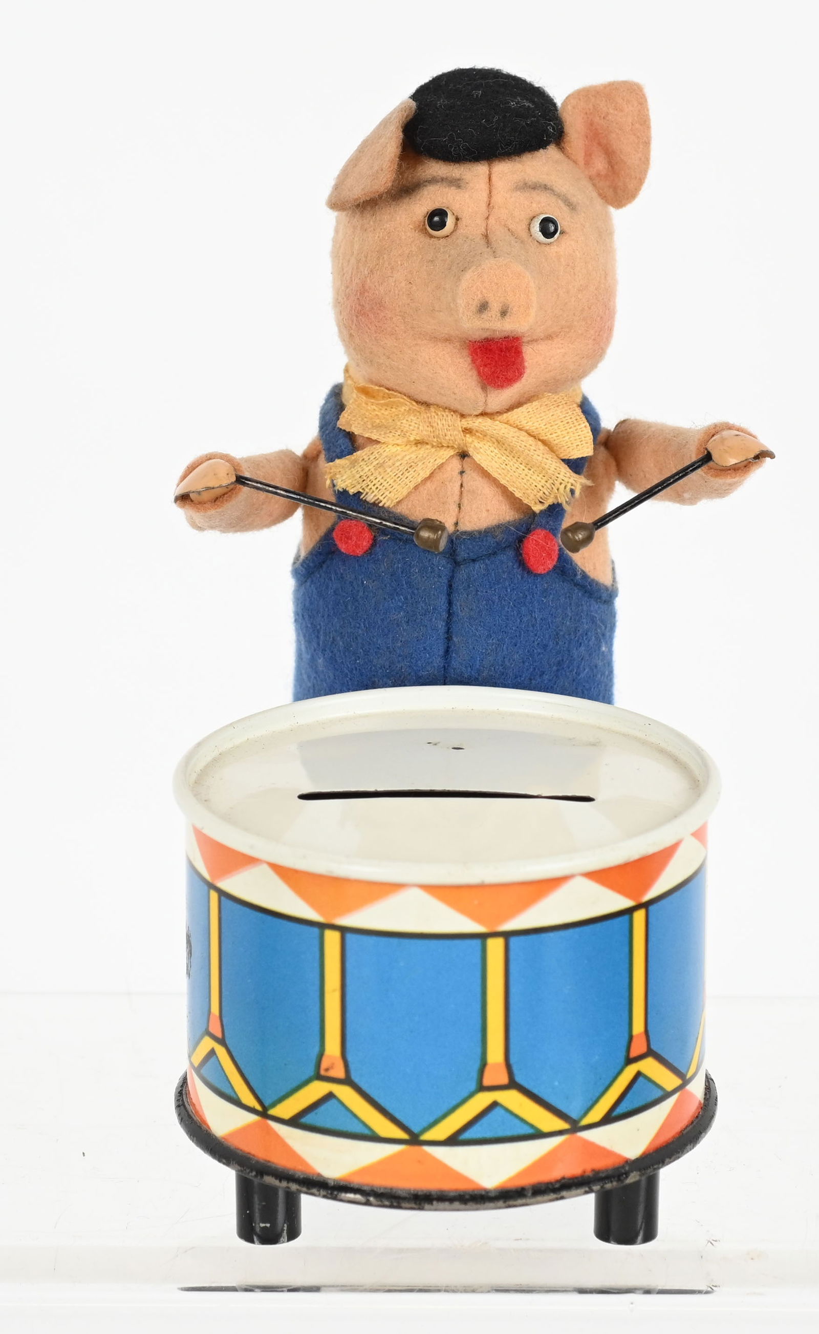 SCHUCO WINDUP PIG DRUMMER BANK (1 of 4)
