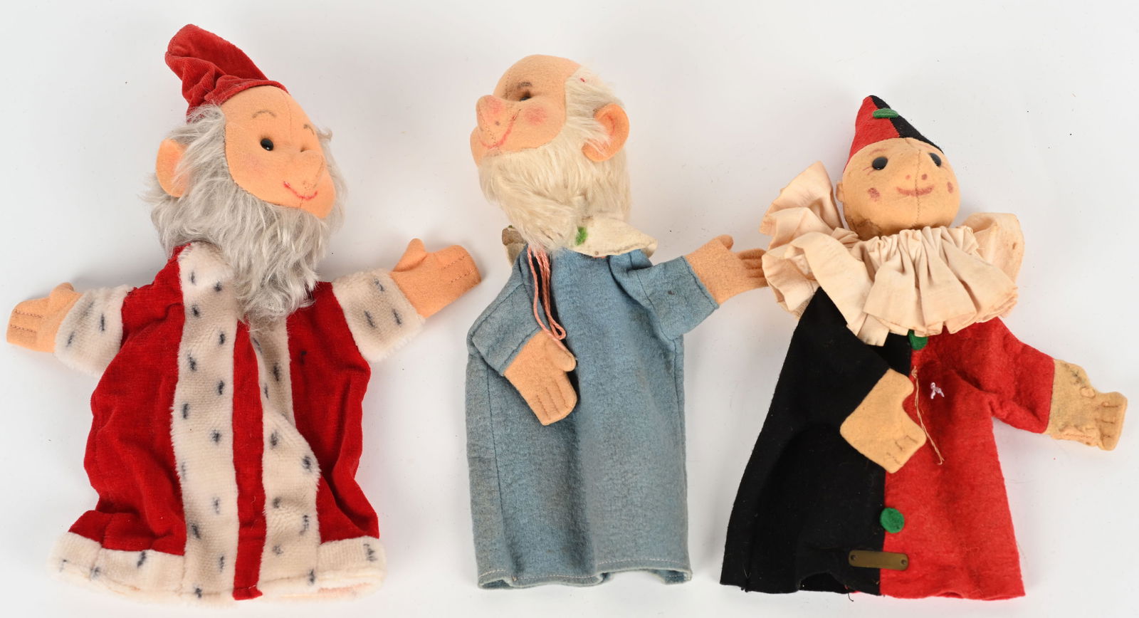 SCHUCO SANTA CLAUS, CLOWN, & OLD MAN PUPPETS (1 of 10)