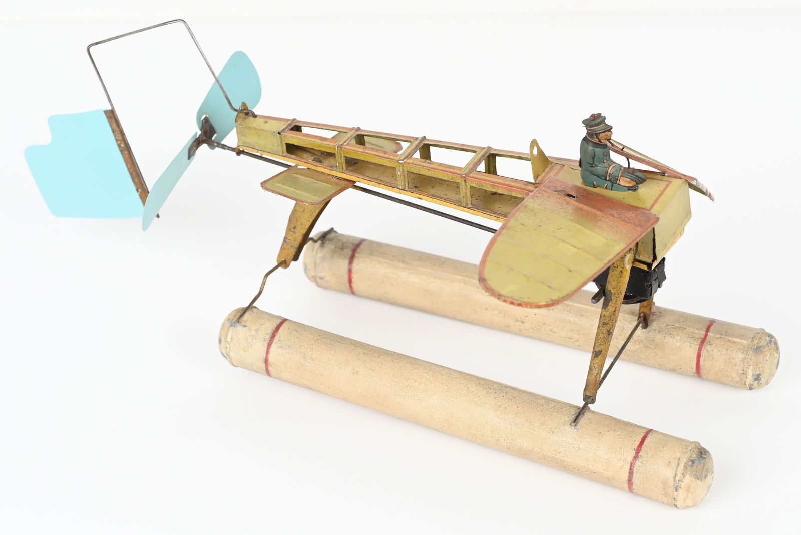 GERMAN TIN WINDUP FLAPPING WING SEAPLANE (1 of 5)