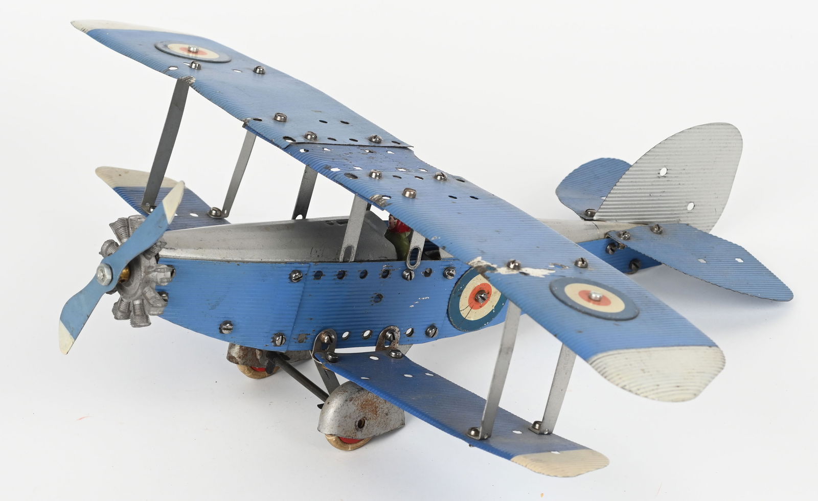 MECCANO BI-WING AIRPLANE (1 of 6)