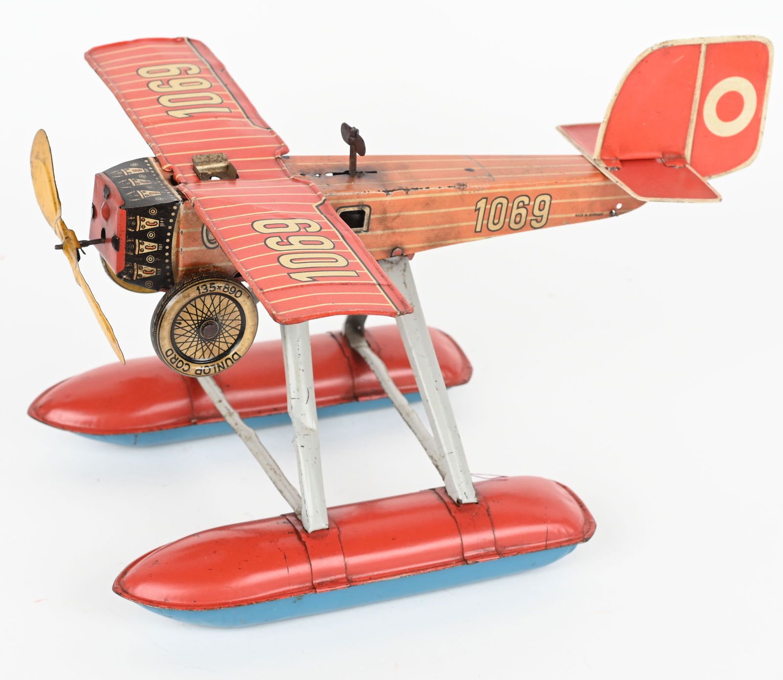 GERMAN 1069 AIRPLANE w/ FLOAT PONTOONS (1 of 6)