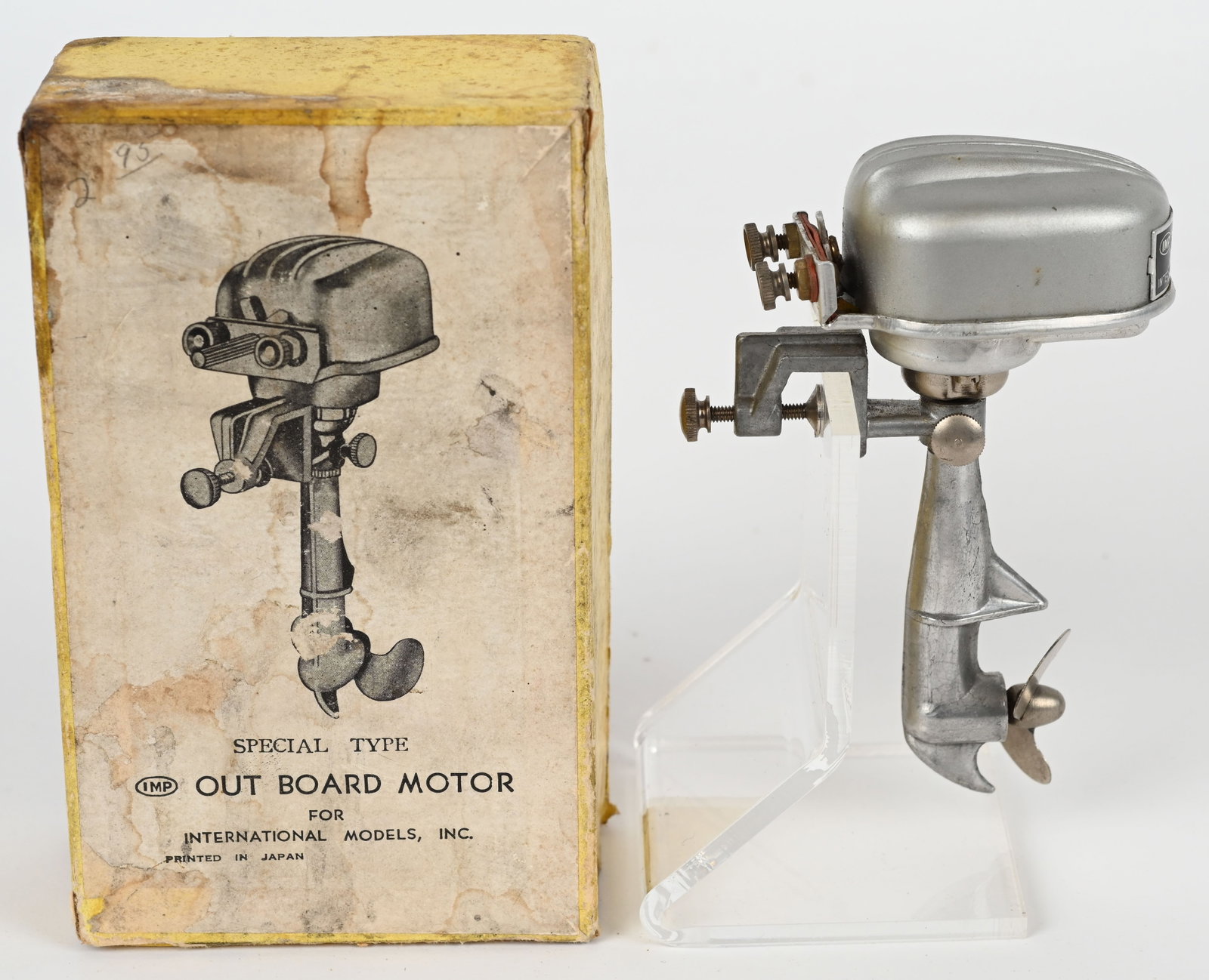 JAPAN BO IMP OUTBOARD MOTOR w/ BOX: Looks never played with condition. Boxed. Excellent