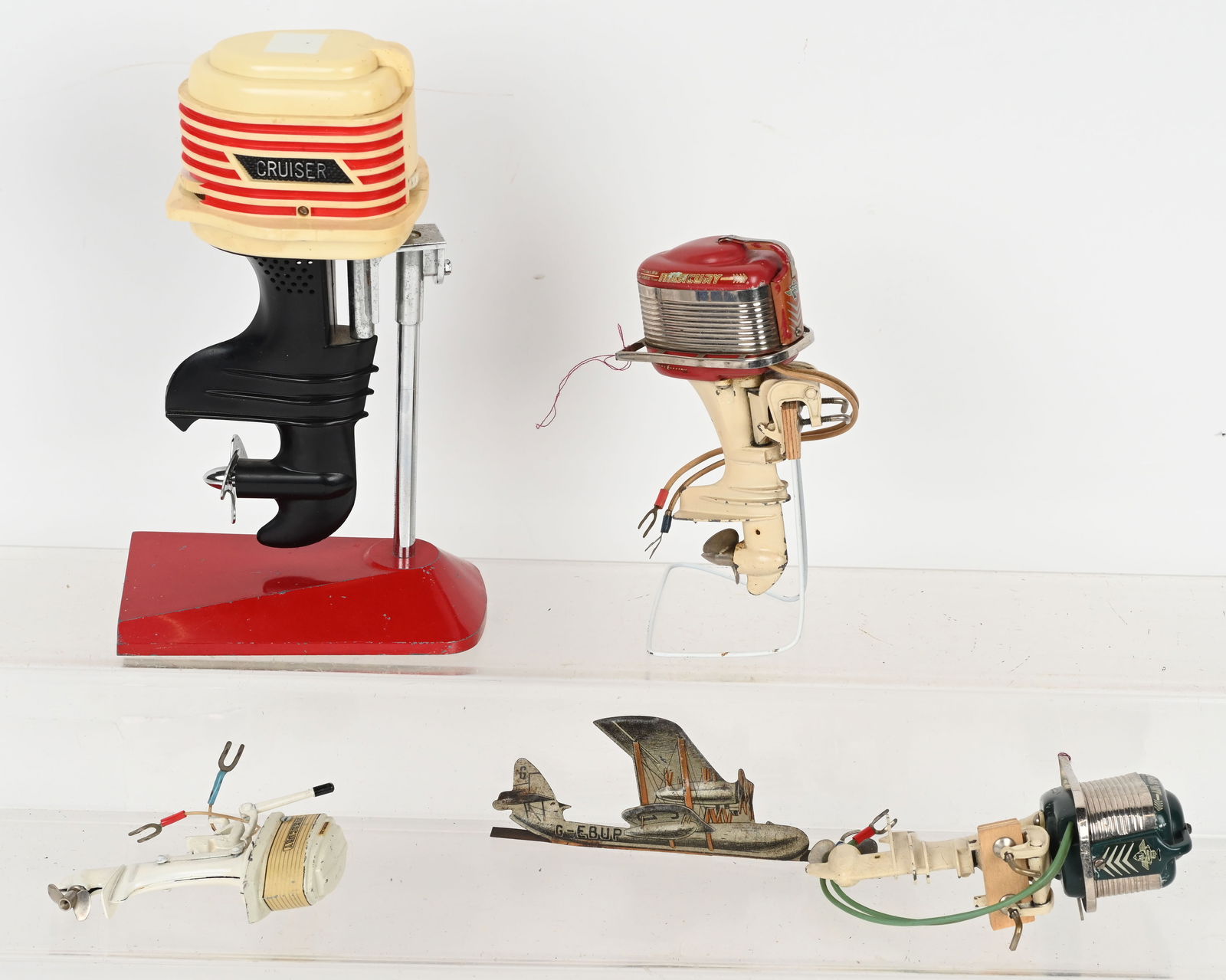 3- MERCURY TOY BOAT MOTORS, RADIO & MORE (1 of 5)