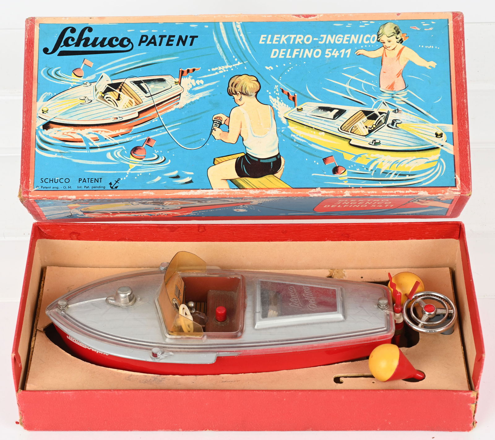 SCHUCO 5411 ELEKTRO DELFINO w/ BOX (1 of 4)