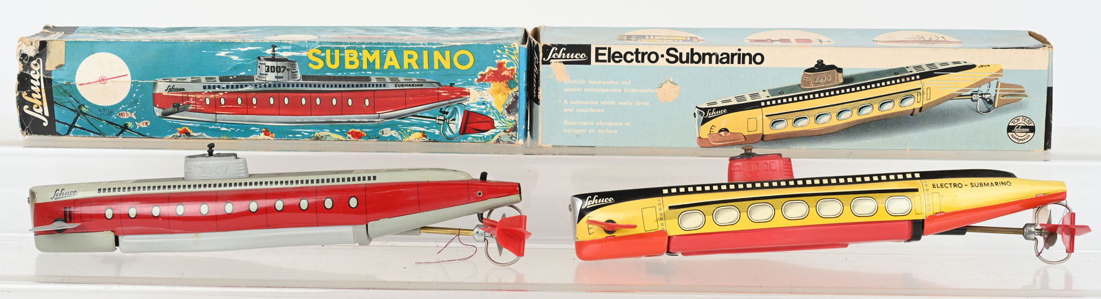 SCHUCO 3007 & 5552 SUBMARINES w/ BOXES (1 of 7)