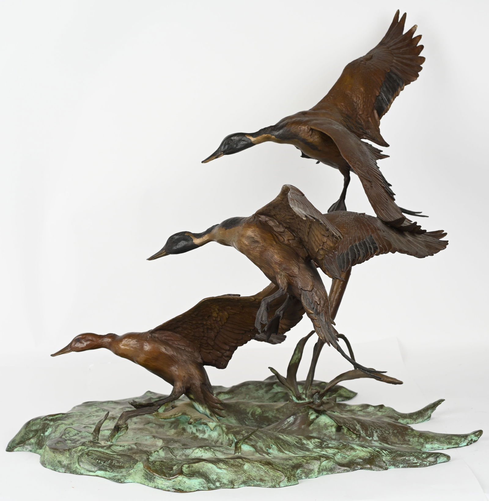 CLARK BRONSON "FLURRY OF PINTAILS" BRONZE (1 of 7)