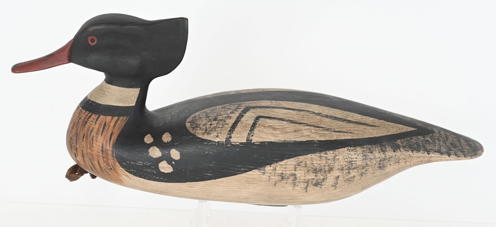 BARNEGAT BAY MERGANSER DUCK DECOY (1 of 5)