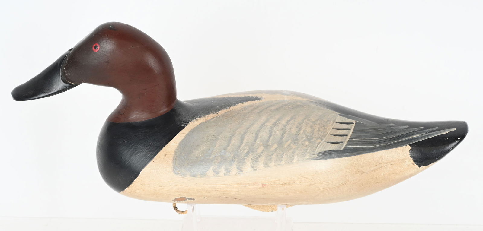 CAPT HARRY JOBES CANVAS BACK DUCK DECOY (1 of 3)