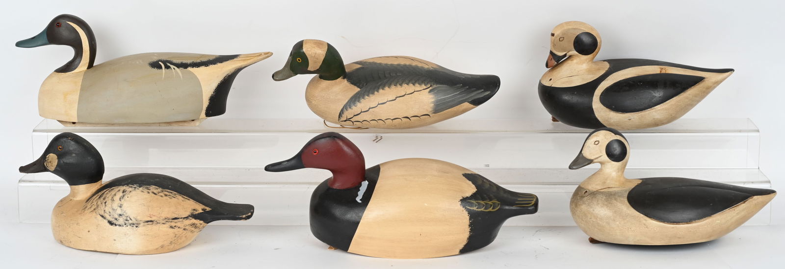 10- CARVED WOOD DUCK DECOYS (1 of 9)