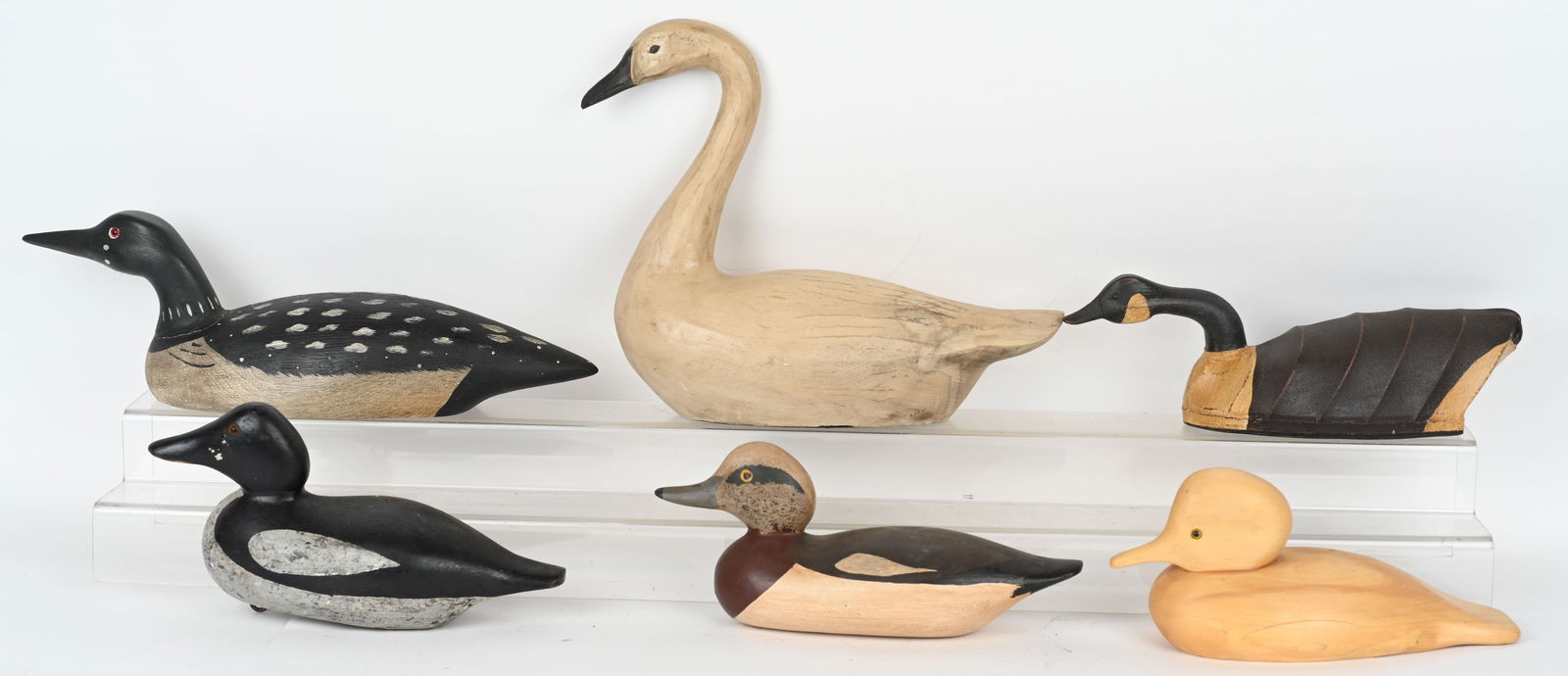 10- CARVED WOOD DUCK DECOYS (1 of 9)