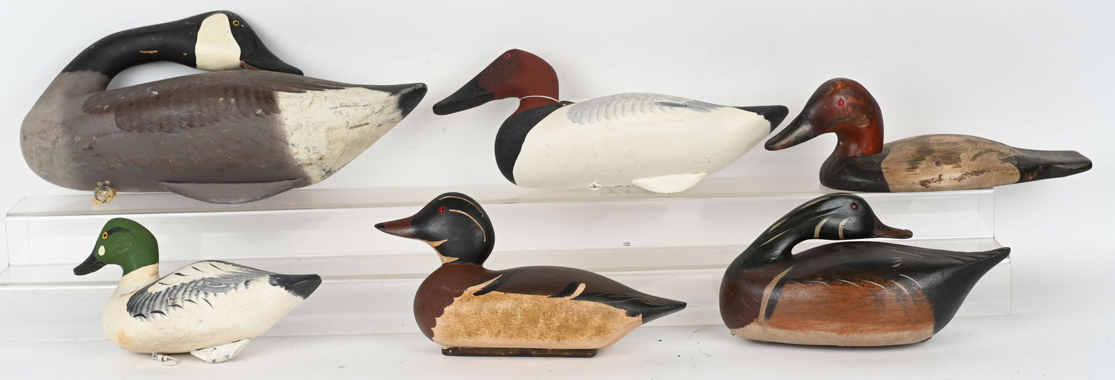 10- CARVED WOOD DUCK DECOYS (1 of 5)