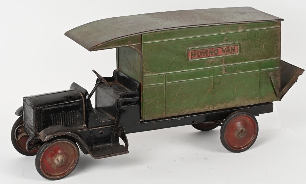 STEELCRAFT PRESSED STEEL GMC MOVING VAN (1 of 5)