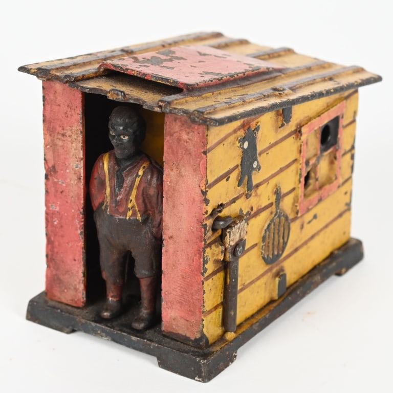 J&E STEVENS CABIN MECHANICAL BANK (1 of 6)